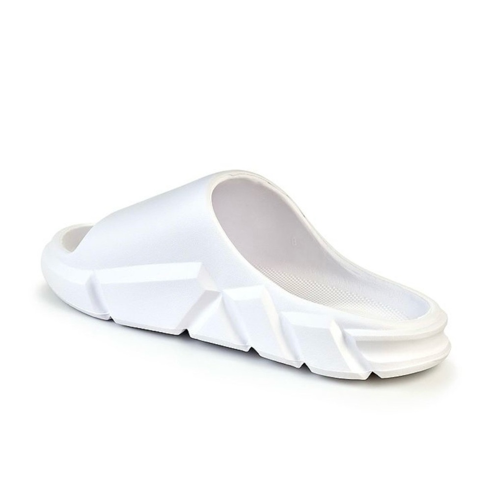 🤍 American Exchange Beezy White Platform Slide Sandals Size 9 NWT